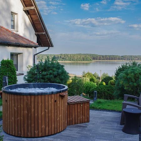 Dom Na Wzgorzu Z Widokiem Na Jezioro Z Balia I Sauna Lipnica  ภายนอก รูปภาพ