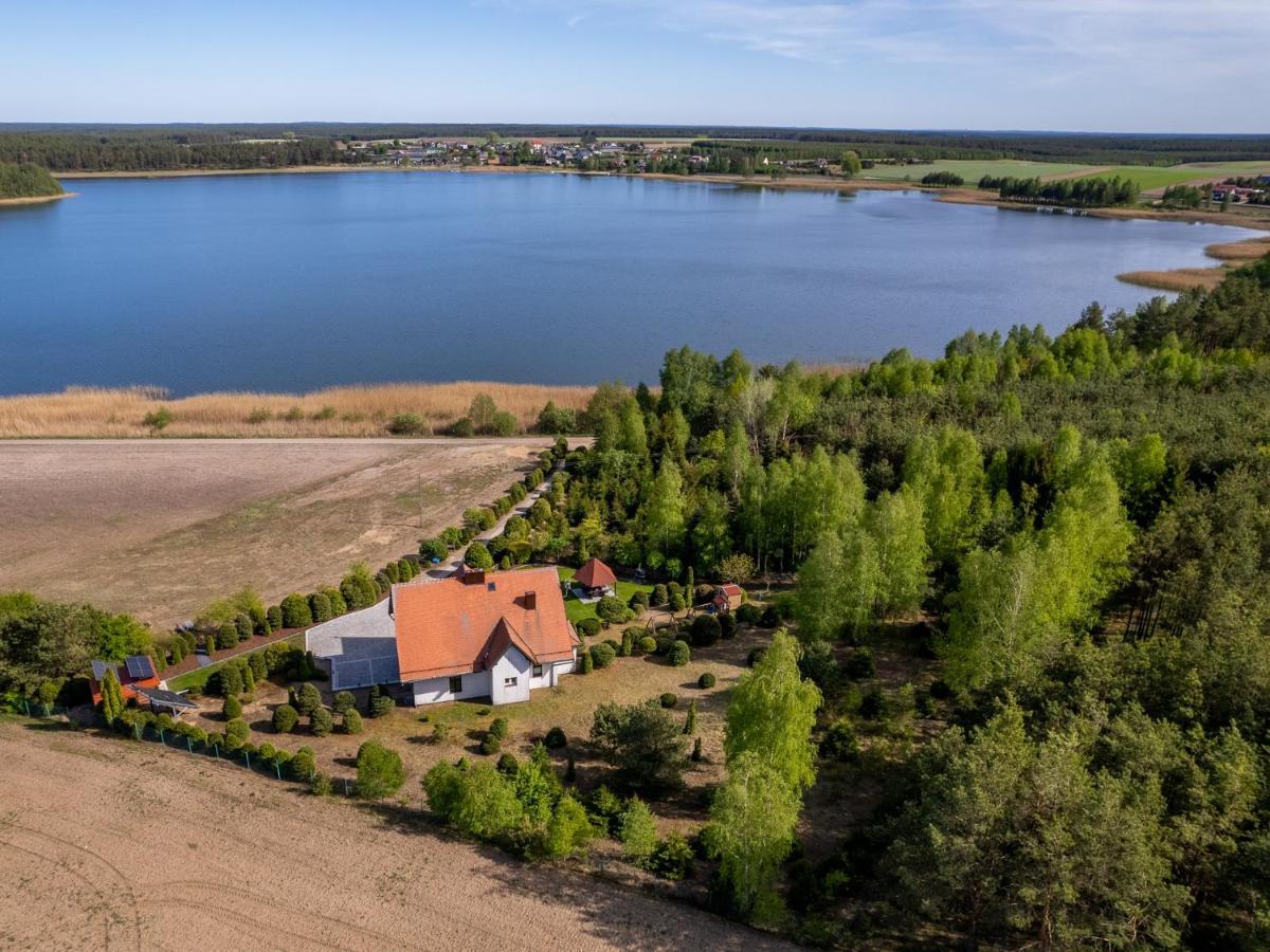 Dom Na Wzgorzu Z Widokiem Na Jezioro Z Balia I Sauna Lipnica  ภายนอก รูปภาพ