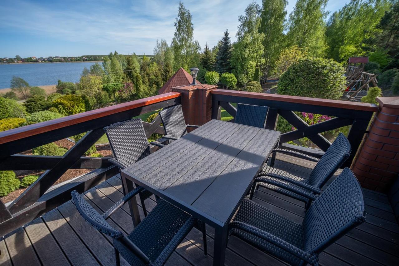 Dom Na Wzgorzu Z Widokiem Na Jezioro Z Balia I Sauna Lipnica  ภายนอก รูปภาพ
