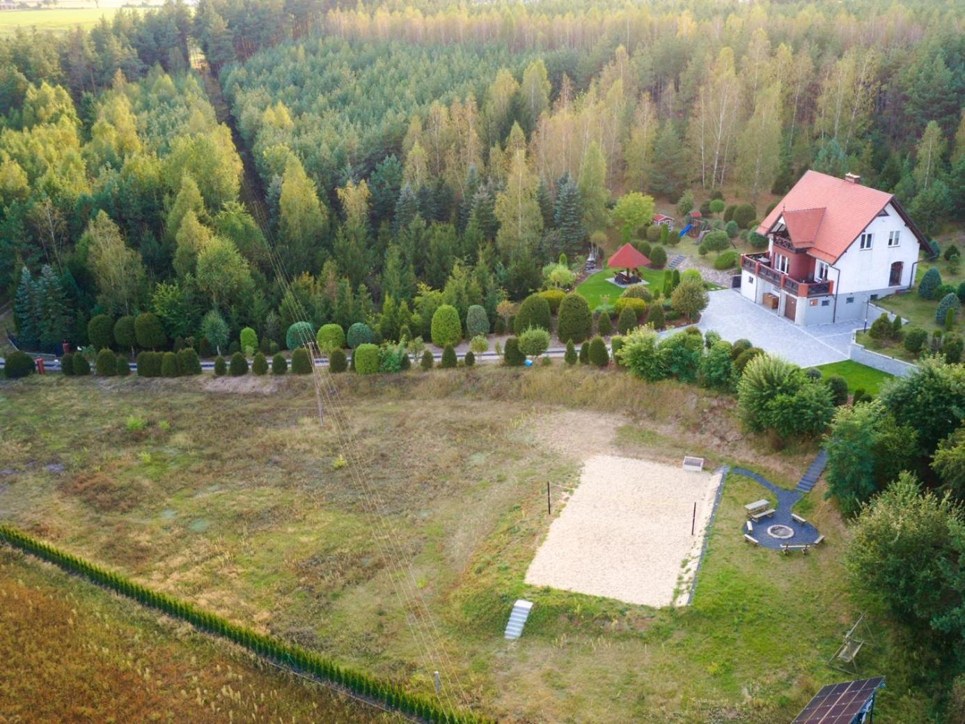 Dom Na Wzgorzu Z Widokiem Na Jezioro Z Balia I Sauna Lipnica  ภายนอก รูปภาพ