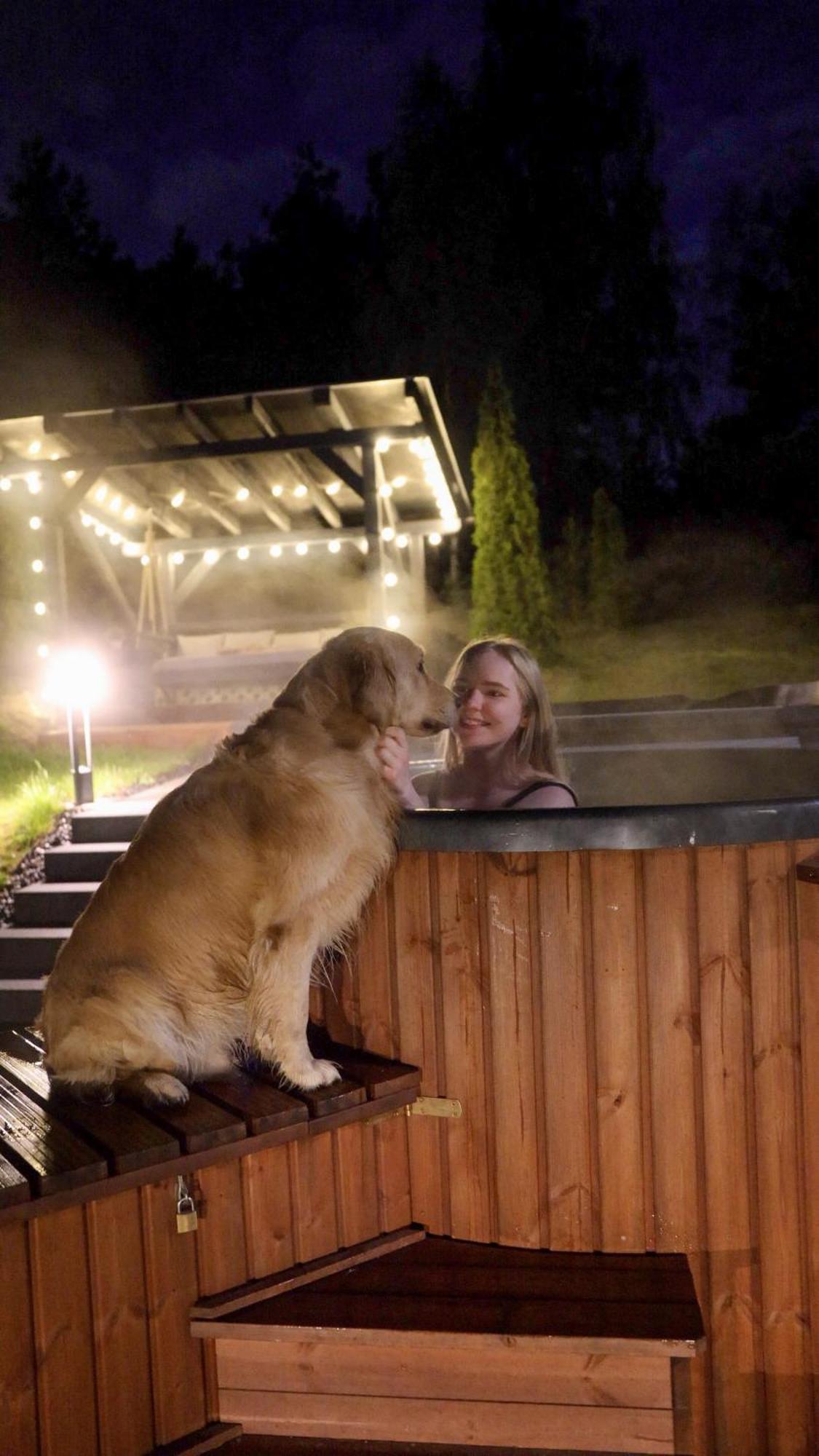 Dom Na Wzgorzu Z Widokiem Na Jezioro Z Balia I Sauna Lipnica  ภายนอก รูปภาพ